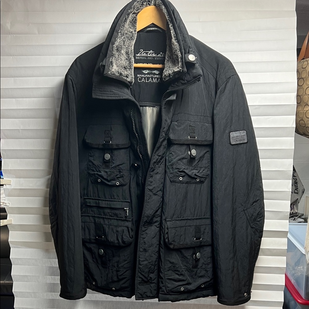 CALAMAR Germany Black Military Field Jacket - Euro Chic